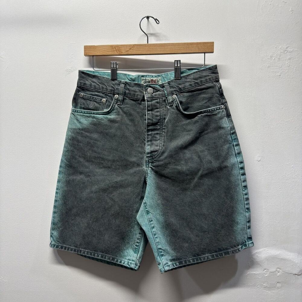Stussy Spray Dye Big Ol Jean Shorts